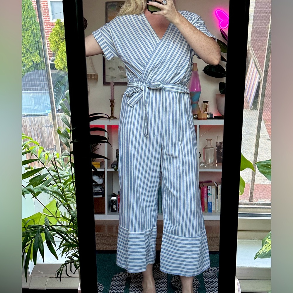 Pinstripe Jumper Small